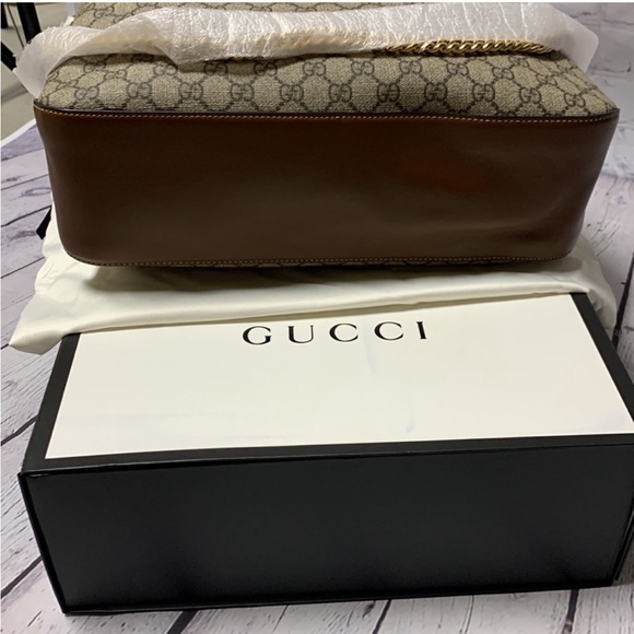 Gucci Chain Hobo GG Coated Canvas - Picture 9 of 16